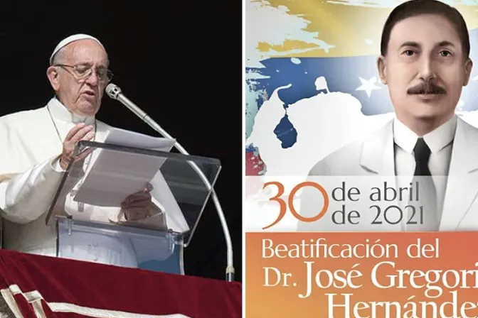 Papa sugiere imitar ejemplo del Beato José Gregorio Hernández para cuidar a quienes sufren