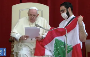 El Papa Francisco pide oraciones por Líbano. Foto: Captura YouTube 