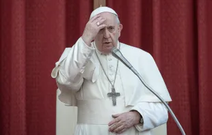 Imagen referencial. Papa Francisco en oración en el Vaticano. Foto: Vatican Media 