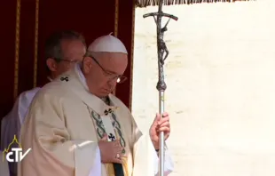 El Papa durante la Misa. Foto: Captura Youtube 