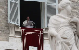 El Papa en el Regina Coeli. Foto: ACI Prensa 