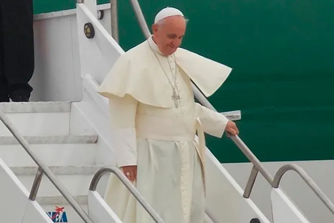 El Papa llegó a Roma luego de su viaje apostólico a Malta