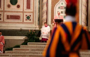 El Papa pronuncia la homilía en la Misa / Foto: Daniel Ibáñez / ACI Prensa 