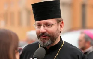 Arzobispo Sviatoslav Shevchuk. Crédito: Daniel Ibáñez/ACI Prensa 