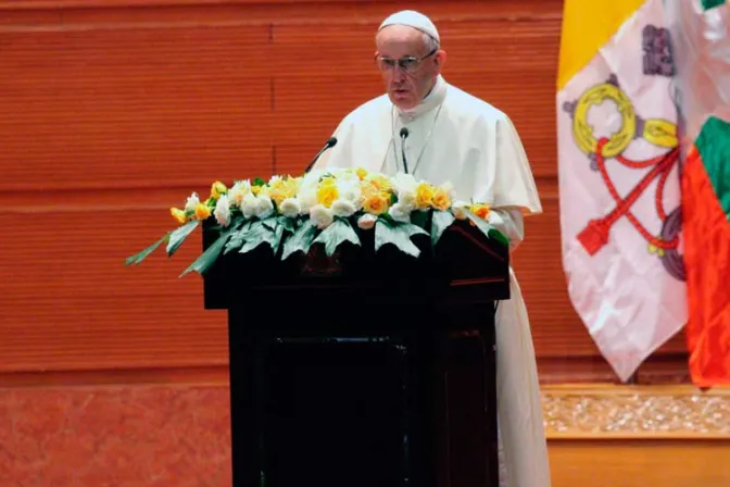 TEXTO: Discurso del Papa a las autoridades y la sociedad civil de Myanmar