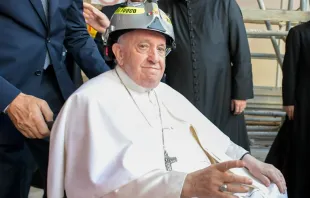 Papa Francisco en L'Aquila. Crédito: Vatican Media 