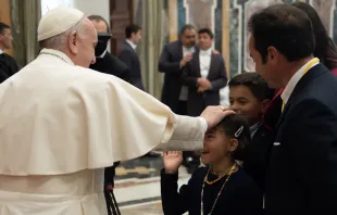 Papa Francisco recibe a la Asociación Meter. Foto: Vatican Media 