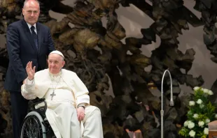 Papa Francisco en la Audiencia con miembros de Cursillos Cristianos. Crédito: Vatican Media 