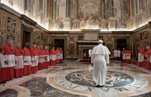 Imagen referencial. Consistorio ordinario público en 2019. Foto: Vatican Media 