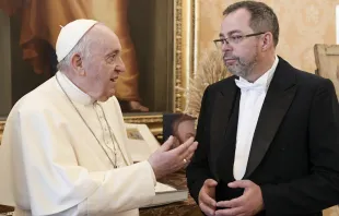 Papa Francisco con nuevo Embajador de Ucrania ante la Santa Sede. Foto: Vatican Media 
