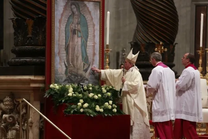 Virgen de Guadalupe derriba ídolos e ideologías mundanas, dice Papa Francisco