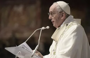 El Papa Francisco en la Misa en el Vaticano. Foto: Vatican Media 