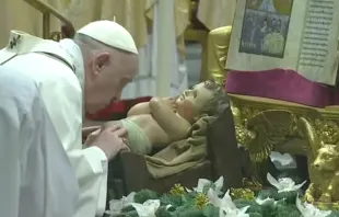Papa Francisco en la Epifanía 2022. Foto: Captura Vatican Media 
