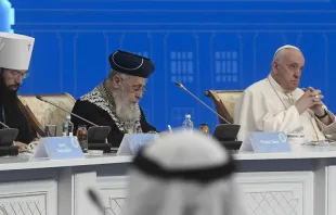Papa Francisco en Kazajistán. Crédito: Vatican Media 