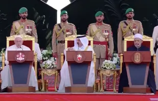 Papa Francisco en Bahrein. Foto: Captura video 
