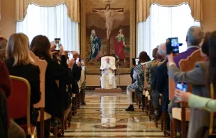 Discurso del Papa Francisco ante miembros de FOCSIV. Crédito: Vatican Media 
