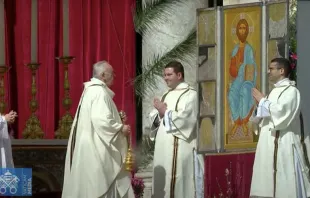 Papa Francisco durante la Misa del Domingo de Pascua. Foto: Captura video 