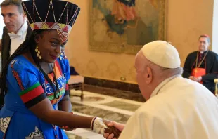 Audiencia del Papa con la Unión Mundial de Organizaciones Femeninas Católicas. Crédito: Vatican Media. 