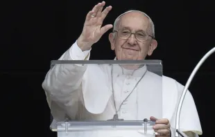 Papa Francisco en el Ángelus. Crédito: Vatican Media 