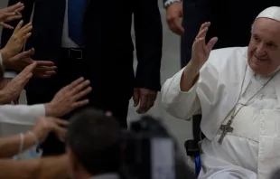 El Papa Francisco en una Audiencia General/Imagen referencial. Crédito: Daniel Ibáñez/ACI Prensa 