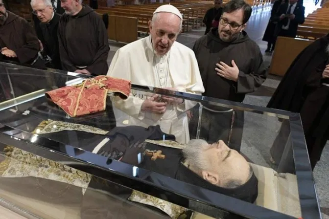 No olvidaré mi visita al Padre Pío, asegura el Papa Francisco