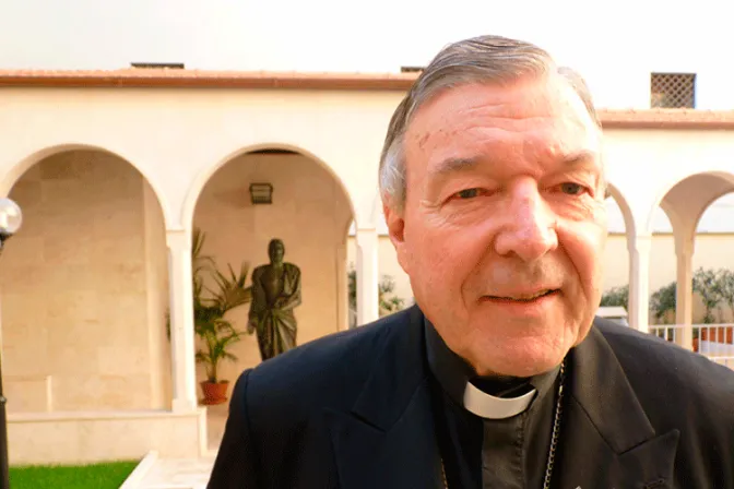 Cardenal Pell envía saludos de Pascua a italianos afectados por coronavirus