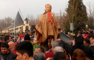 47 Peregrinaciu00f3n Ceferino Namuncuru00e1, Chimpay / Foto: Twitter Silvina Arrieta 