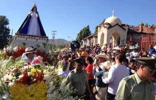 Peregrinación a Santuario de Nuestra Señora Purísima de Lo Vásquez. Foto: Diócesis de Valparaíso. 