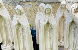 Algunas "Peregrinitas", imágenes de Nuestra Señora de Fátima que recorrerán México. Crédito: Mater Fátima. 