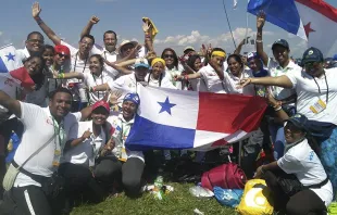 Peregrinos de Panamá en la JMJ de Cracovia / Foto: Ximena Rondón (ACI Prensa) 