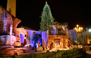 Pesebre y u00e1rbol de Navidad en el Vaticano / Foto: Lauren Cater (ACI Prensa) 