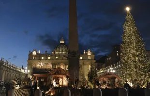 Imagen referencial. Decoraciones de Navidad en el Vaticano en 2019. Foto: Vatican Media 