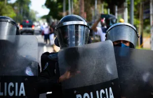 Policía nicaragüense. Crédito: Shutterstock 