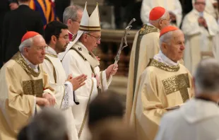 El Papa en la Misa Crismal. Foto: Daniel Ibáñez / ACI Prensa 