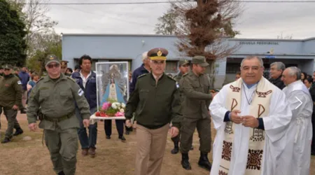 Gendarmeru00eda de Argentina celebra su aniversario de la mano de la Virgen de Luju00e1n