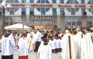 Procesión del Corpus Christi en Estocolmo (Suecia) / Foto: Ulf Silfverling 