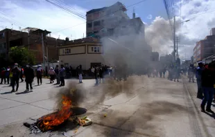 Protestas en el sur del Perú (2022). Crédito: Shutterstock 