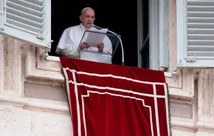 El Santo Padre presidió el rezo del Regina Coeli desde el Palacio Apostólico. Foto: Vatican Media 
