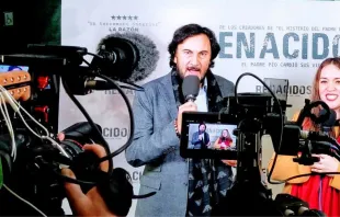 José María Zavala y Gaby Jácoba en estreno de Renacidos en España. Crédito: Cortesía Festival Internacional de Cine Católico. 