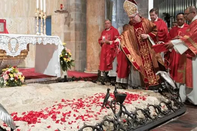 Franciscanos en Tierra Santa celebran fiesta de la Sangre de Jesús con un gesto especial 