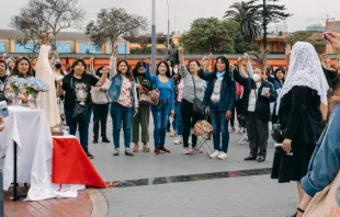 Rosario Mundial de Mujeres de Perú, el 8 de diciembre de 2022. Crédito: Rosario Mundial de Mujeres de Perú  