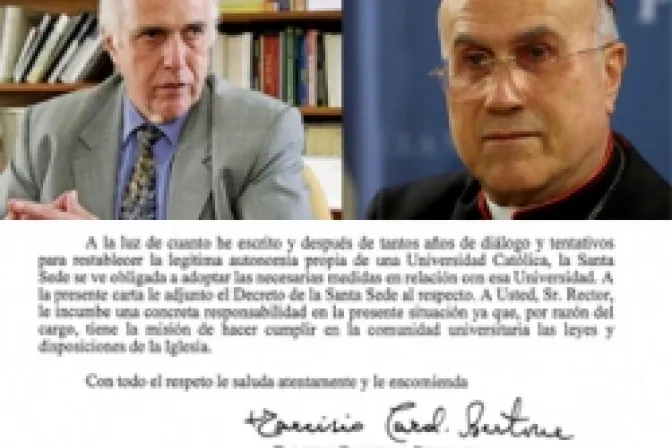 En carta a rector Vaticano responsabiliza a autoridades de la ex PUCP por desenlace