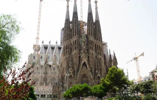 Fachada de la basu00edlica de la Sagrada Familia de Barcelona. Foto: Flickr Toni Almodovar Escuder 