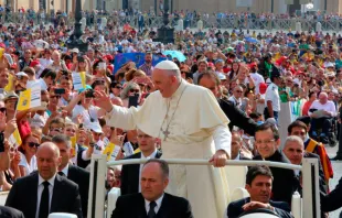 El Papa en la Audiencia Jubilar. Foto: Alexey gotovsky / ACI Prensa 