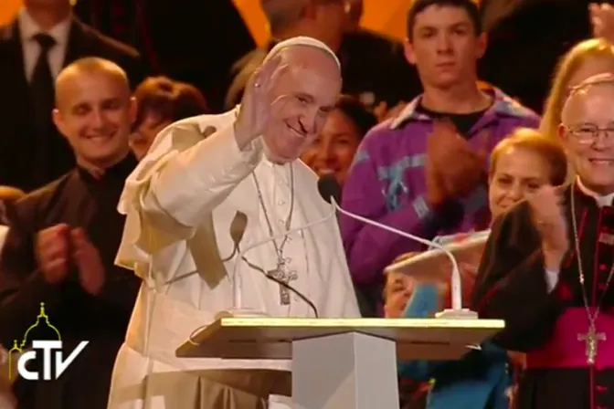 TEXTO Y VIDEO: Discurso que el Papa Francisco improvisó en Fiesta de las Familias