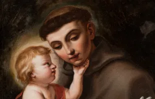 El Niño Jesús y San Antonio de Padua. Crédito: Wikipedia - Dominio Público null