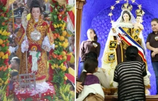 Imagenes de San Lorezno y Virgen del Carmen de La Tirana / Cru00e9ditos: ConectaCEC - Tesoros del Pueblo 