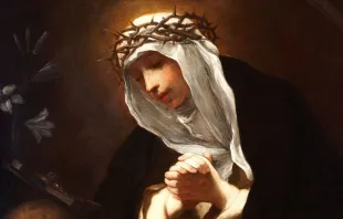 Pintura de Santa Catalina de Siena. Autor: Baldassare Franceschini. 