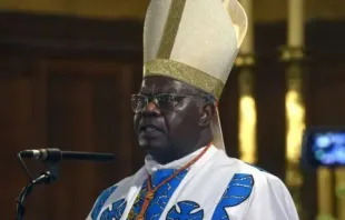 Cardenal Laurent Monsengwo Pasinya. Cru00e9dito: Cortesu00eda ACI Africa. 