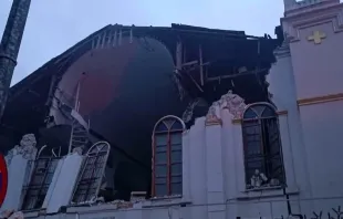 Iglesia de Turquía destruida por terremoto. Crédito: Abouna Rifat Bader 